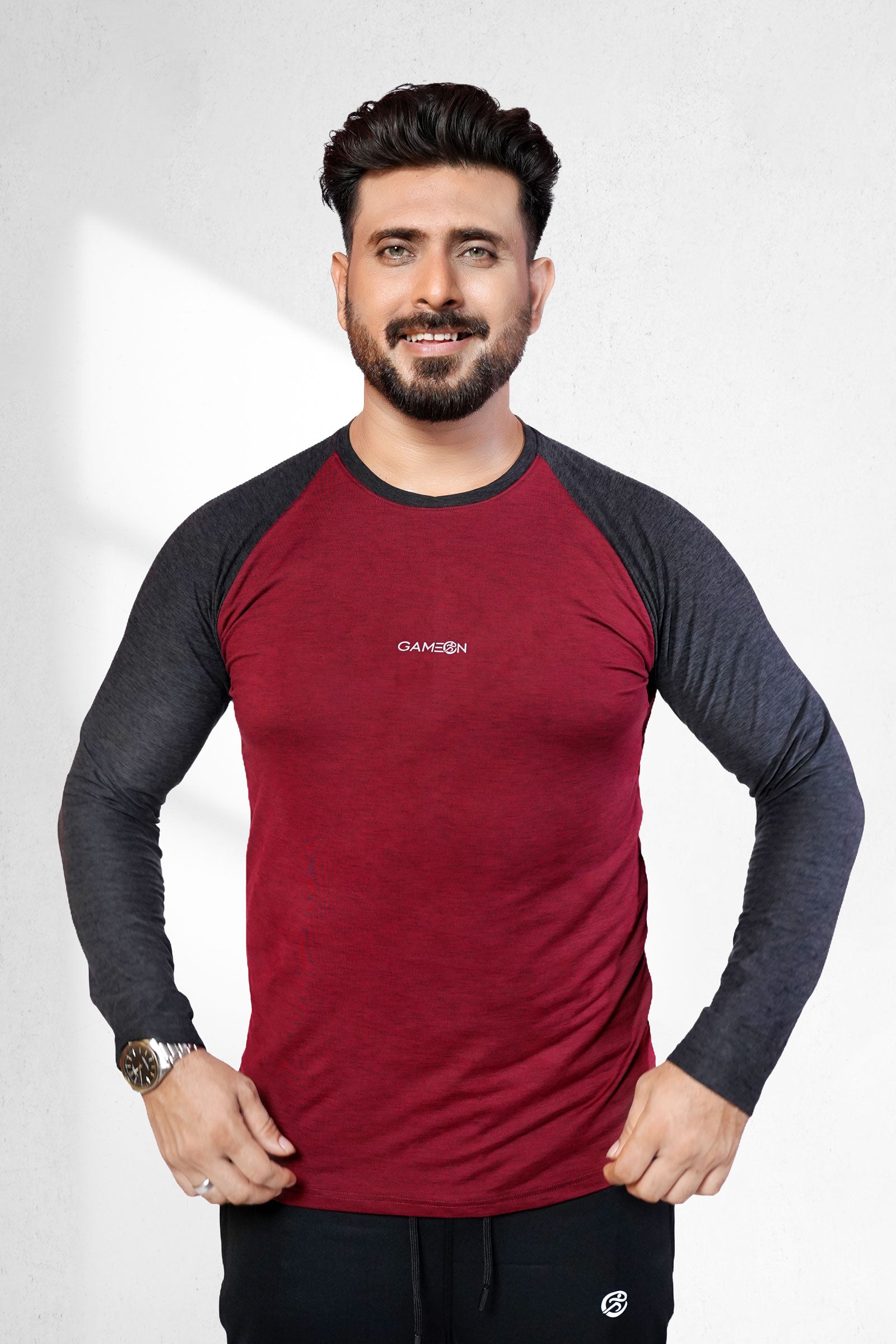 Maroon Long Sleeves Shirt – Everyday Luxe